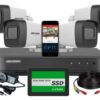KIT HIKVISION DVR 8CH + 4 bullet + Disco 240SSD + CABLE