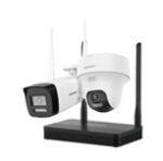 Kit de Videovigilancia Inalámbrico EasyLink Hikvision 4MP con Bullet Exterior y Turret PT Interior | 3 Años Garantía Oficial