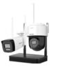Kit de Videovigilancia Inalámbrico EasyLink Hikvision 4MP con Bullet Exterior y Domo PTZ Exterior